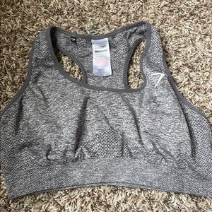 Gymshark sports bra. No padding.